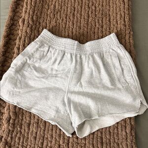 Aerie Light Gray Athletic Shorts